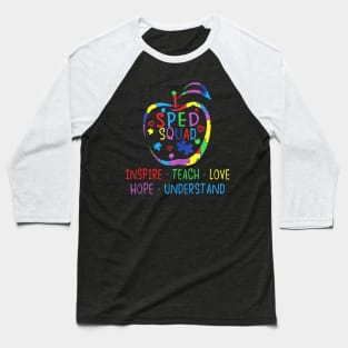 Sped Squad Definition Special Needs Education Inclusion Baseball T-Shirt